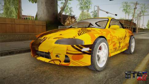 Mitsubishi Eclipse Itasha Car G41 для GTA San Andreas вид спереди