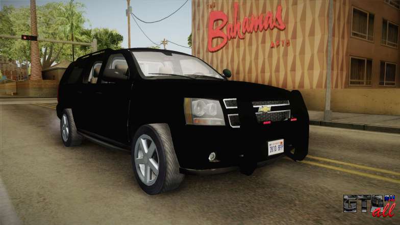 Chevrolet Suburban 2009 Flashpoint для GTA San Andreas передняя часть