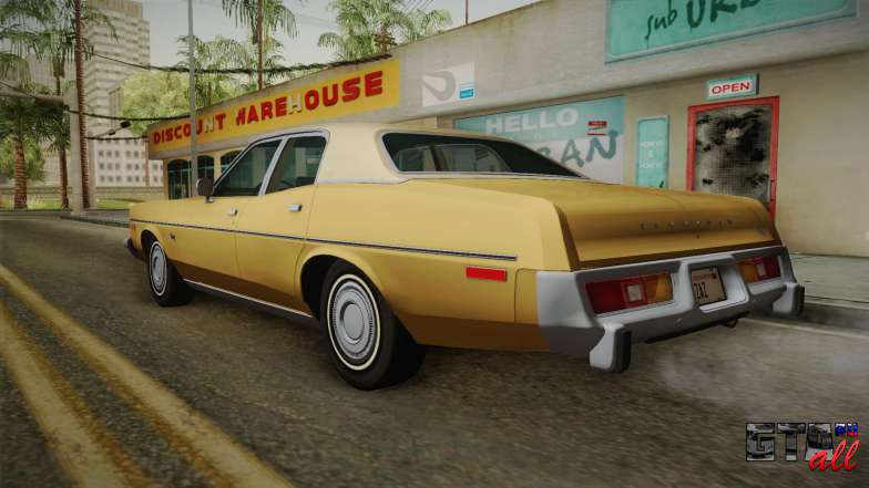 Plymouth Fury Salon (RL41) 1978 HQLM для GTA San Andreas вид сзади