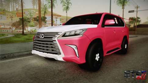 Lexus LX570 2017 для GTA San Andreas вид спереди