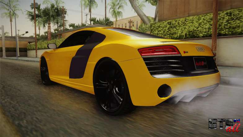 Audi R8 V10 Plus Coupe для GTA San Andreas фонари задние