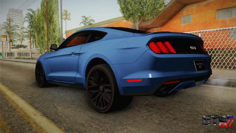 Ford Mustang GT для GTA San Andreas задние фары