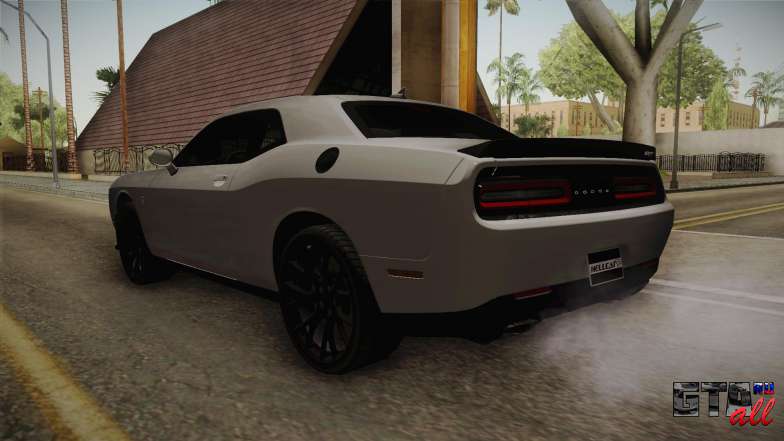 Dodge Challenger SRT Hellcat для GTA San Andreas фонари задние