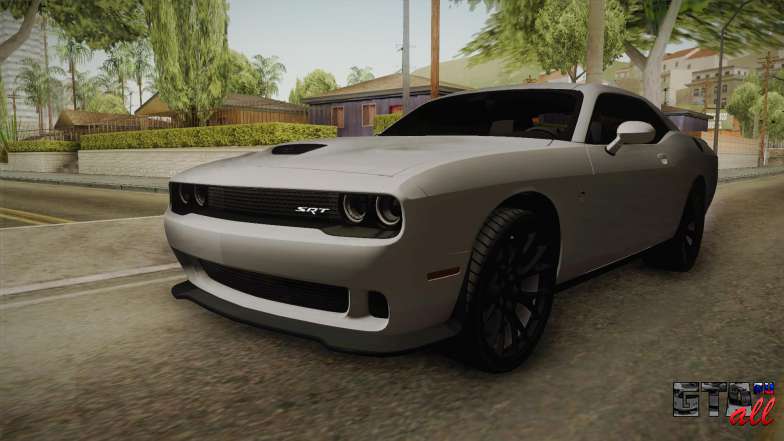 Dodge Challenger SRT Hellcat для GTA San Andreas главный вид