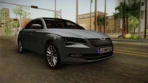 Skoda Superb 2017 для GTA San Andreas общий вид