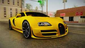 Bugatti Veyron для GTA San Andreas вид спереди