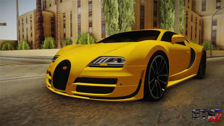 Bugatti Veyron для GTA San Andreas общий вид