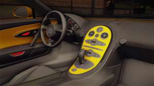 Bugatti Veyron для GTA San Andreas рулевое колесо