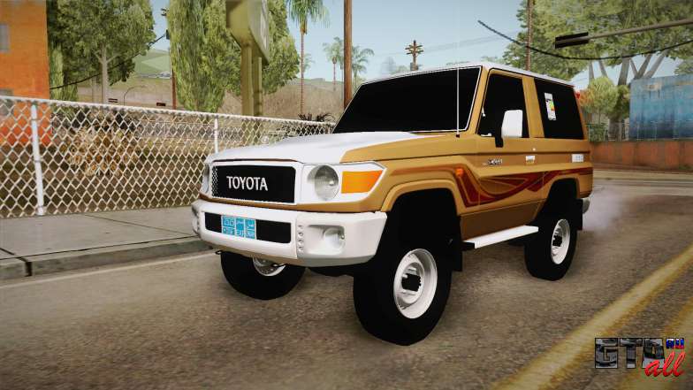 Toyota RB3 2016 для GTA San Andreas вид спереди