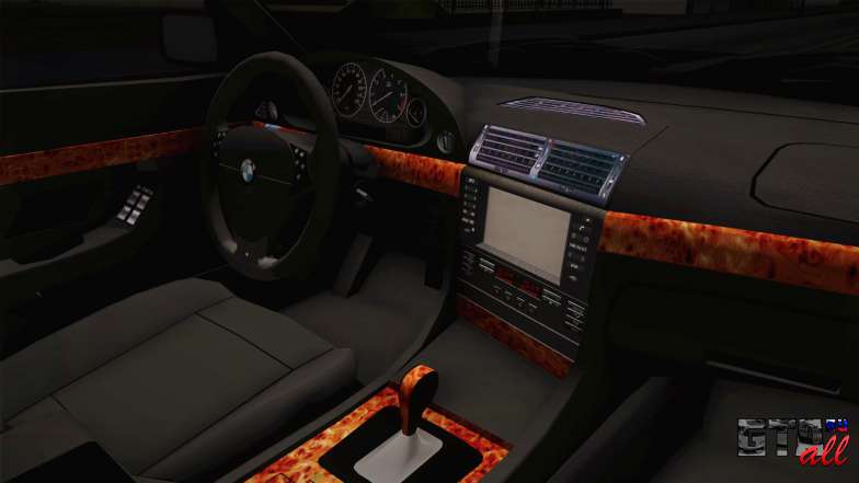 BMW 730i E38 Danker для GTA San Andreas интерьер