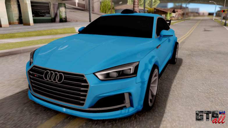 Audi S5 2017 Tuning для GTA San Andreas вид спереди