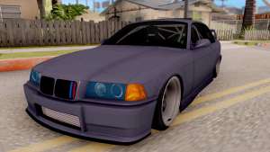 BMW M3 E36 Stanced для GTA San Andreas вид спереди