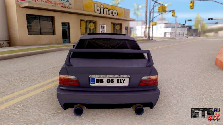 BMW M3 E36 Stanced для GTA San Andreas сзади