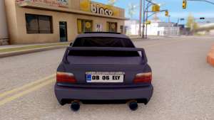 BMW M3 E36 Stanced для GTA San Andreas сзади