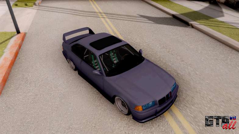 BMW M3 E36 Stanced для GTA San Andreas вид сверху