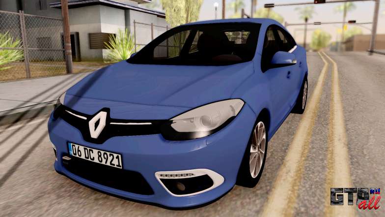 Renault Fluence 2016 для GTA San Andreas вид спереди