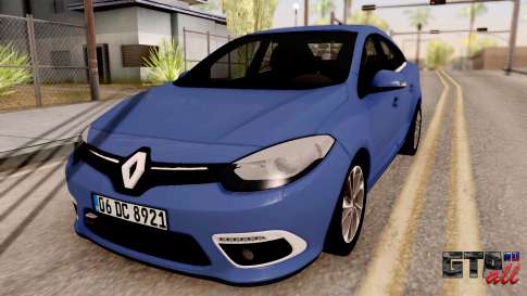 Renault Fluence 2016 для GTA San Andreas вид спереди