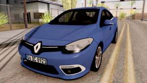 Renault Fluence 2016 для GTA San Andreas вид спереди