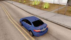 Renault Fluence 2016 для GTA San Andreas задняя часть