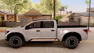 Nissan Titan Warrior 2017 для GTA San Andreas вид сбоку