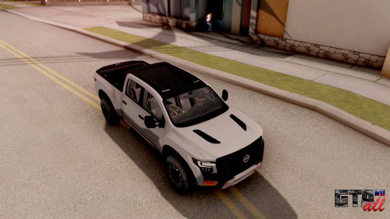 Nissan Titan Warrior 2017 для GTA San Andreas вид сверху