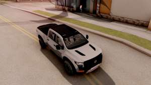 Nissan Titan Warrior 2017 для GTA San Andreas вид сверху