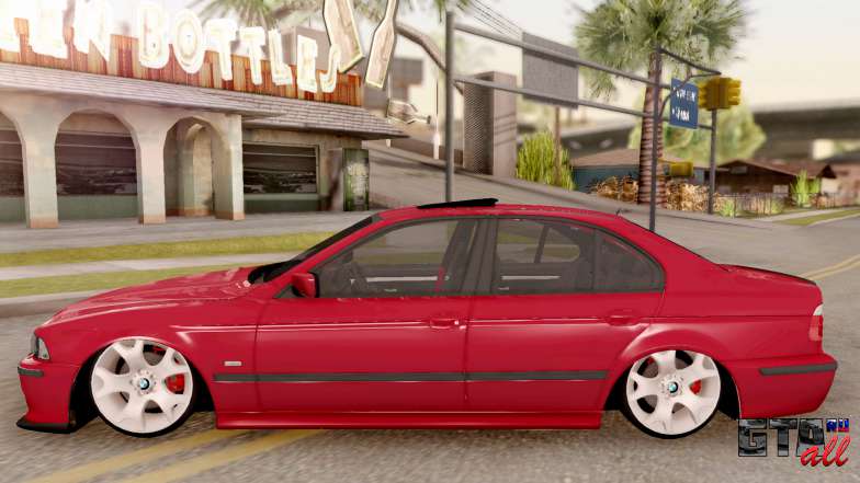 BMW M5 E39 MPOWER для GTA San Andreas вид сбоку