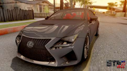 Lexus RC F для GTA San Andreas вид спереди