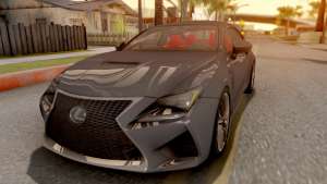 Lexus RC F для GTA San Andreas вид спереди