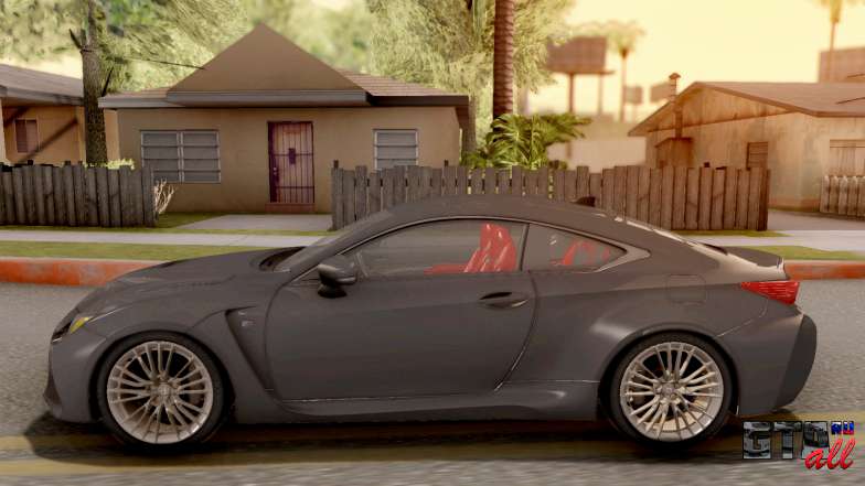 Lexus RC F для GTA San Andreas вид сбоку