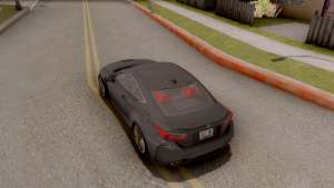 Lexus RC F для GTA San Andreas вид сверху сзади