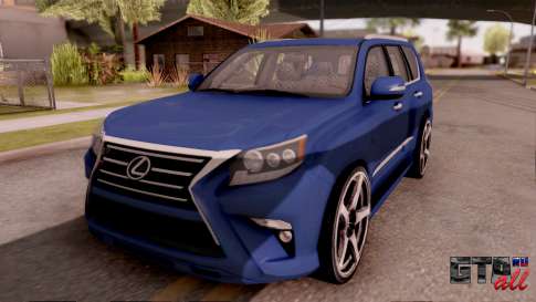 Lexus GX460 для GTA San Andreas вид спереди