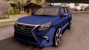 Lexus GX460 для GTA San Andreas вид спереди