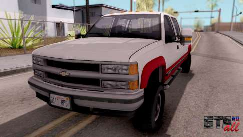 Chevrolet K3500 Silverado Crew Cab 1994 для GTA San Andreas вид спереди