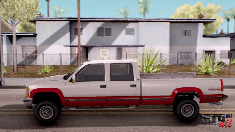 Chevrolet K3500 Silverado Crew Cab 1994 для GTA San Andreas вид сбоку