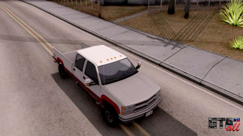 Chevrolet K3500 Silverado Crew Cab 1994 для GTA San Andreas вид сверху