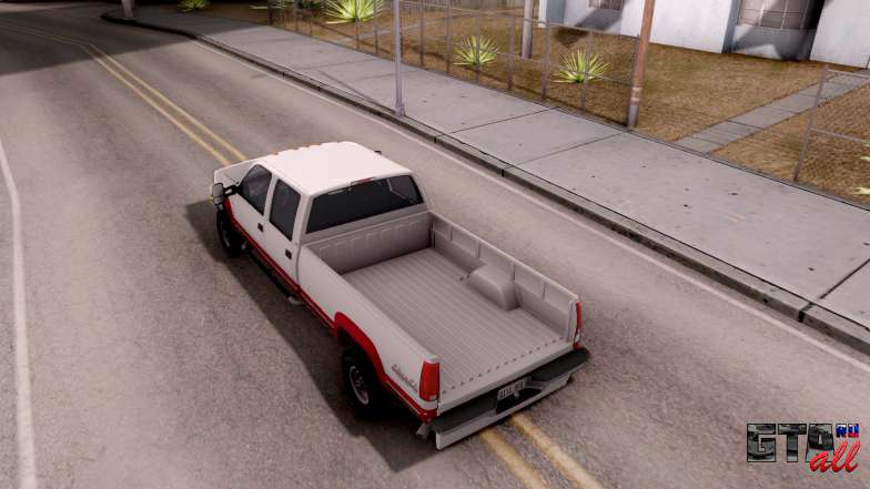 Chevrolet K3500 Silverado Crew Cab 1994 для GTA San Andreas сверху сзади