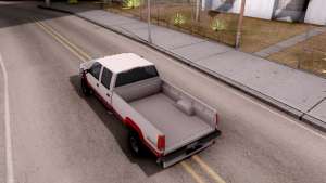 Chevrolet K3500 Silverado Crew Cab 1994 для GTA San Andreas сверху сзади