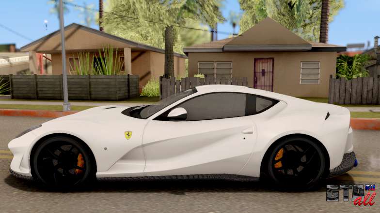 Ferrari 812 Superfast 2018 для GTA San Andreas вид сбоку