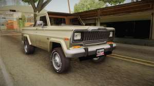 Jeep J-10 Comanche для GTA San Andreas вид спереди