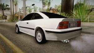 Opel Calibra Mafia для GTA San Andreas вид сзади