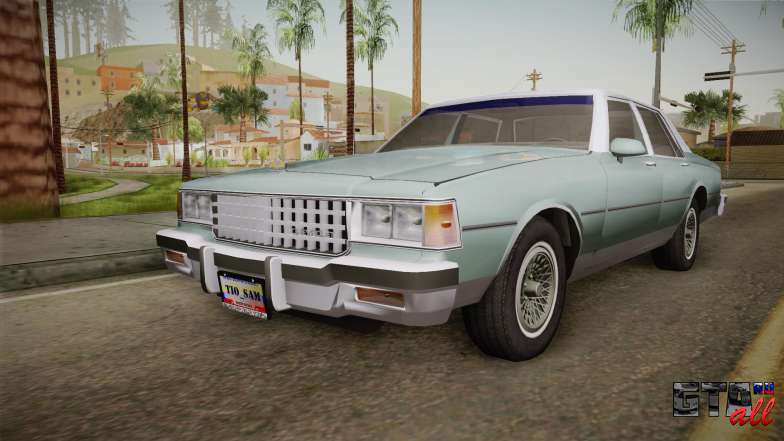 Chevrolet Caprice 1985 Stock для GTA San Andreas вид спереди