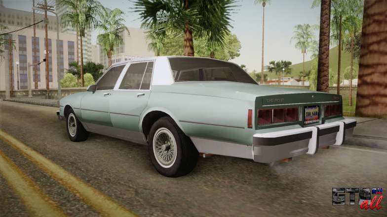 Chevrolet Caprice 1985 Stock для GTA San Andreas вид сзади