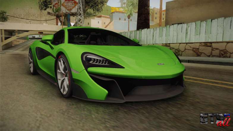 McLaren Vorsteiner 570-VX для GTA San Andreas вид спереди