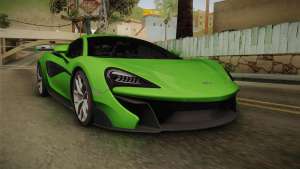 McLaren Vorsteiner 570-VX для GTA San Andreas вид спереди