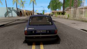 Renault 12 для GTA San Andreas вид сзади