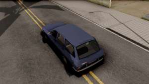 Renault 12 для GTA San Andreas задняя часть