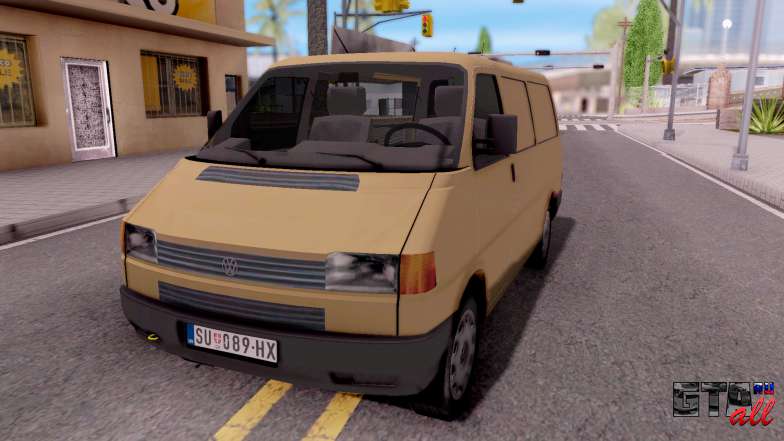 Volkswagen Transporter T4 Special для GTA San Andreas вид спереди