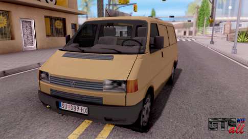 Volkswagen Transporter T4 Special для GTA San Andreas вид спереди