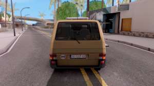 Volkswagen Transporter T4 Special для GTA San Andreas вид сзади